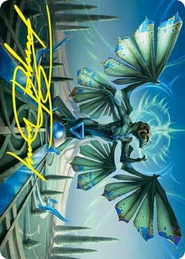 Tanazir Quandrix Art Card (Gold-Stamped Signature) (60) (Art Series: Strixhaven)