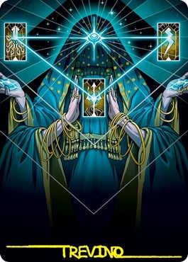 Strategic Planning Art Card (Gold-Stamped Signature) (68) (Art Series: Strixhaven)