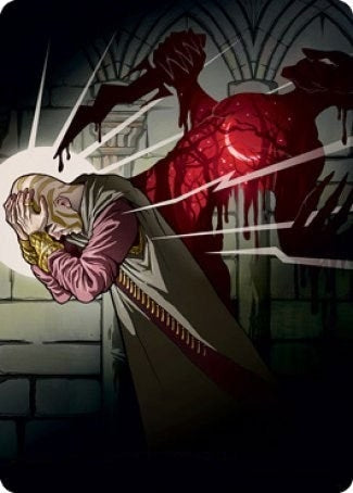 Agonizing Remorse Art Card (70) (Art Series: Strixhaven)
