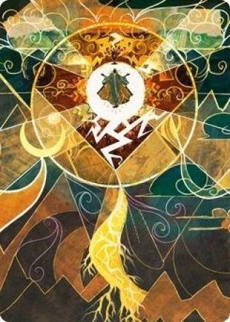 Lightning Bolt Art Card (76) (Art Series: Strixhaven)