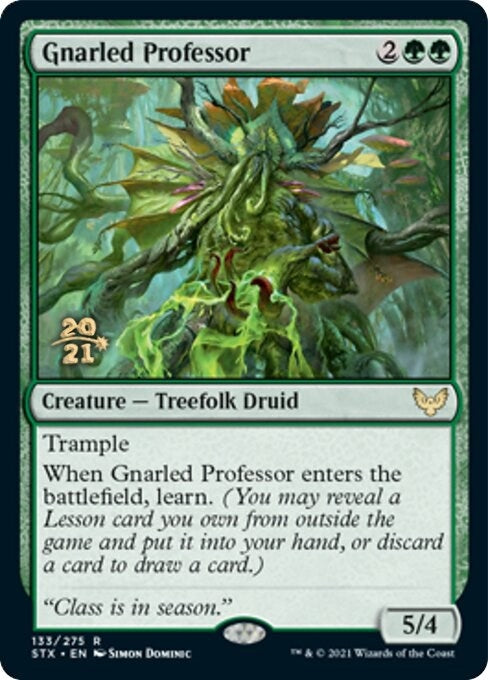 Gnarled Professor (133) (Prerelease Cards)
