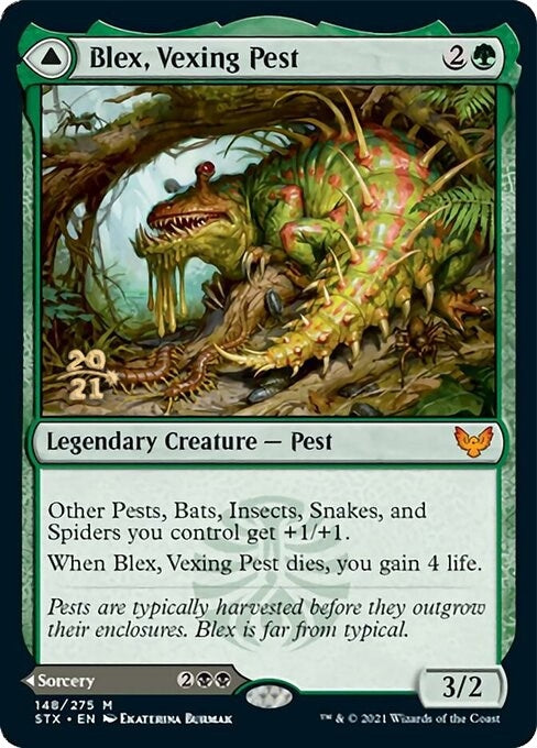 Blex, Vexing Pest (148) (Prerelease Cards)