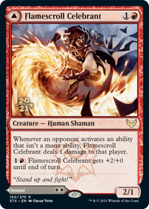 Flamescroll Celebrant (150) (Prerelease Cards)