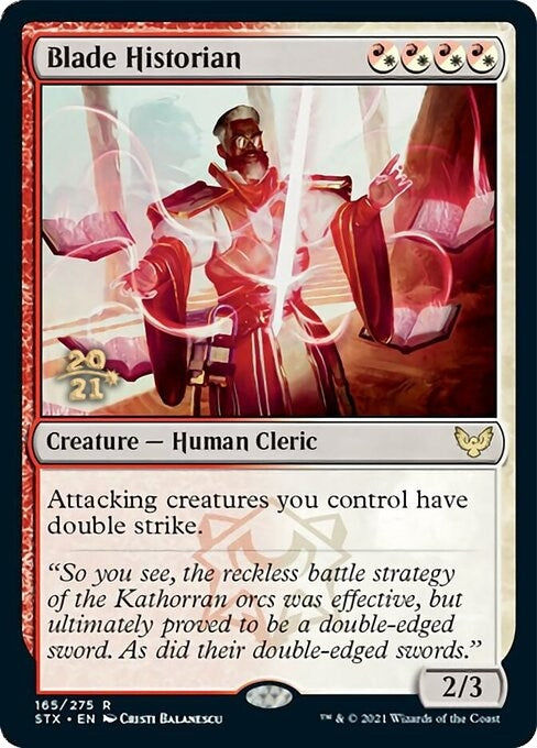 Blade Historian (165) (Prerelease Cards)