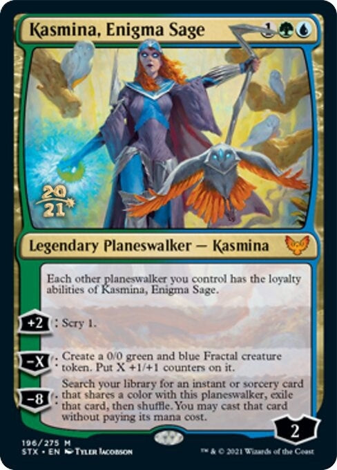 Kasmina, Enigma Sage (196) (Prerelease Cards)