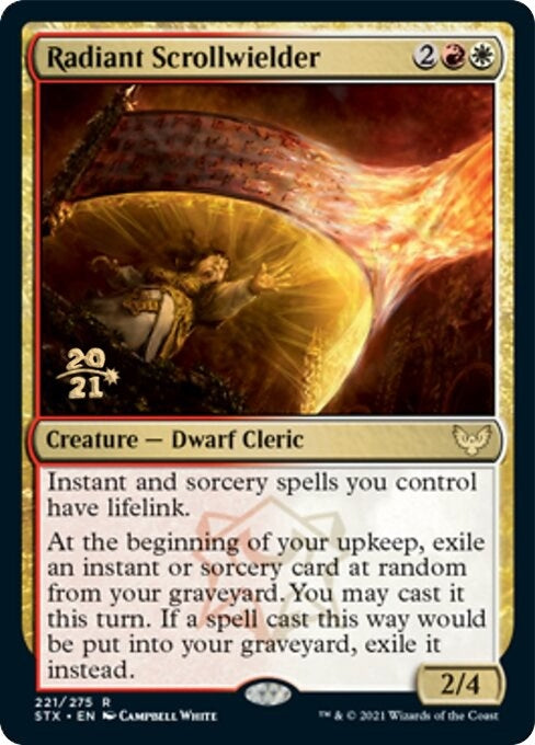 Radiant Scrollwielder (221) (Prerelease Cards)