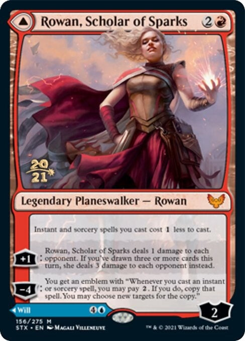 Rowan, Scholar of Sparks (156) (Prerelease Cards)