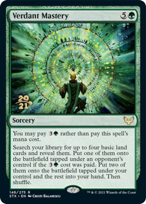 Verdant Mastery (146) (Prerelease Cards)