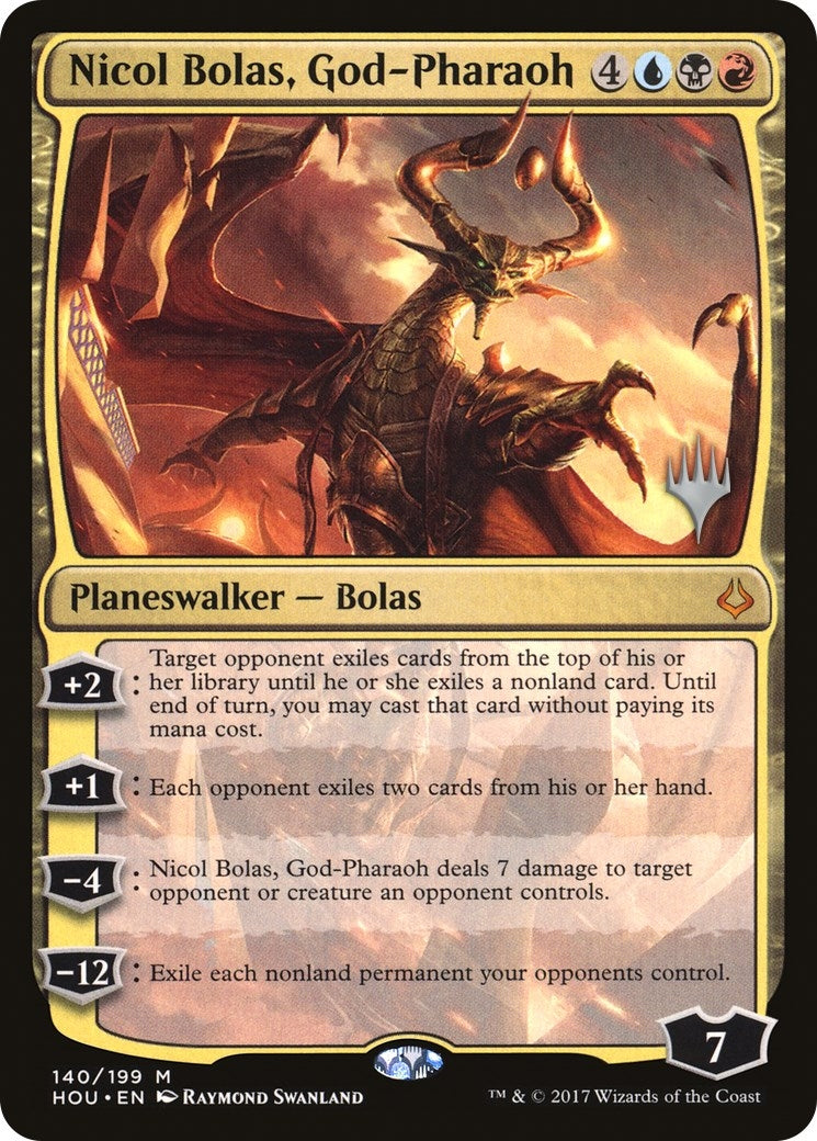 Nicol Bolas, God-Pharaoh (140) (Promo Pack: Strixhaven)