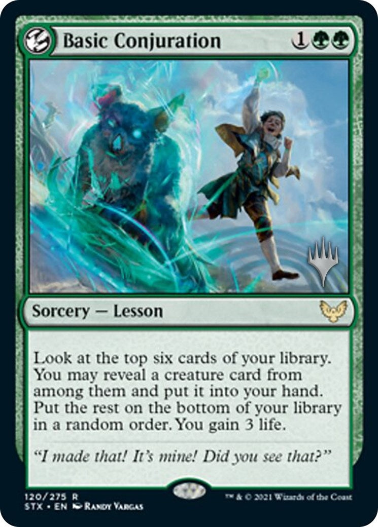 Basic Conjuration (120) (Promo Pack: Strixhaven)