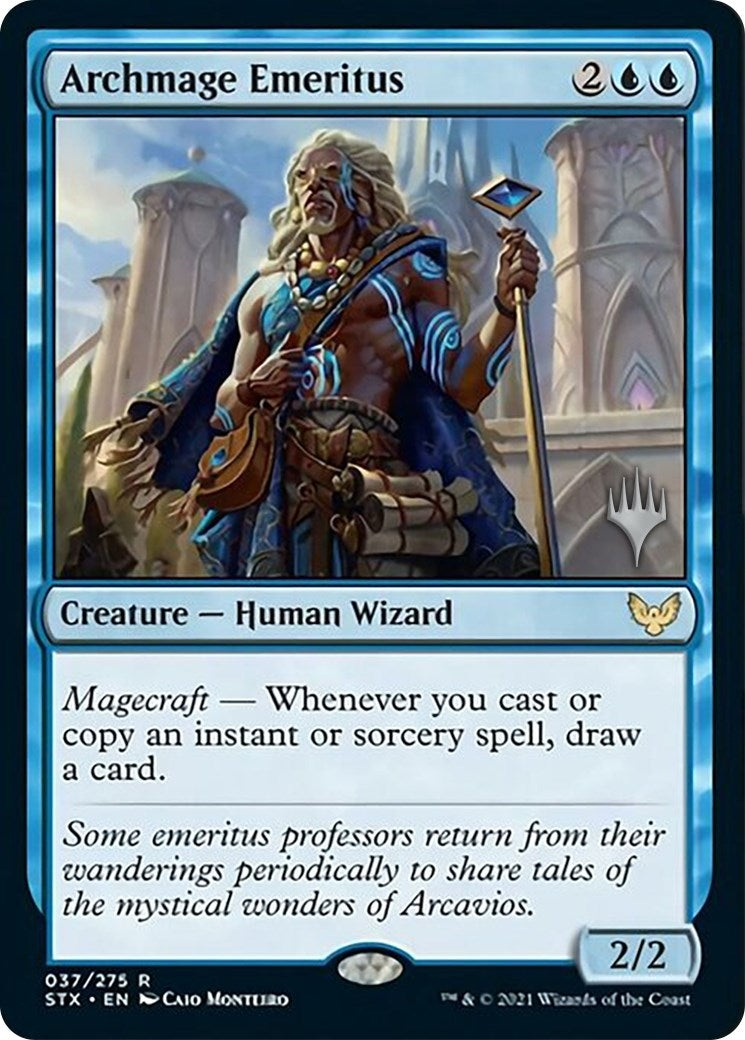 Archmage Emeritus (37) (Promo Pack: Strixhaven)