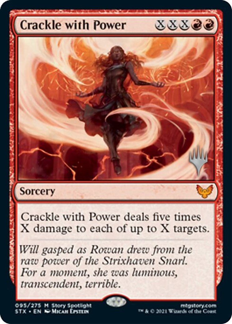 Crackle with Power (95) (Promo Pack: Strixhaven)