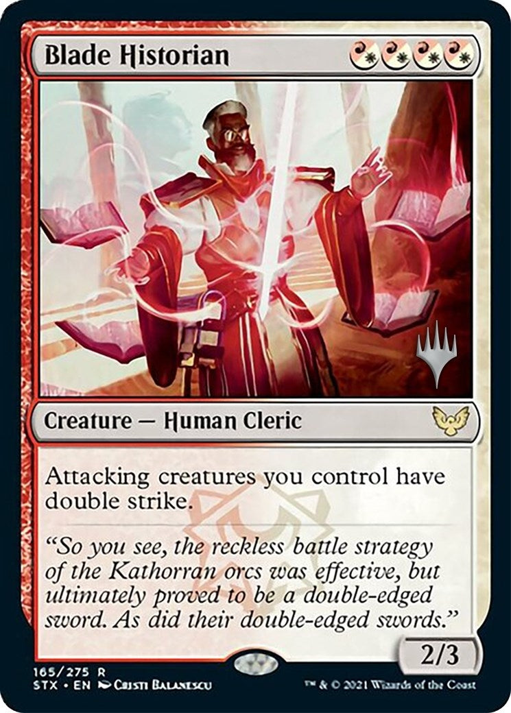 Blade Historian (165) (Promo Pack: Strixhaven)
