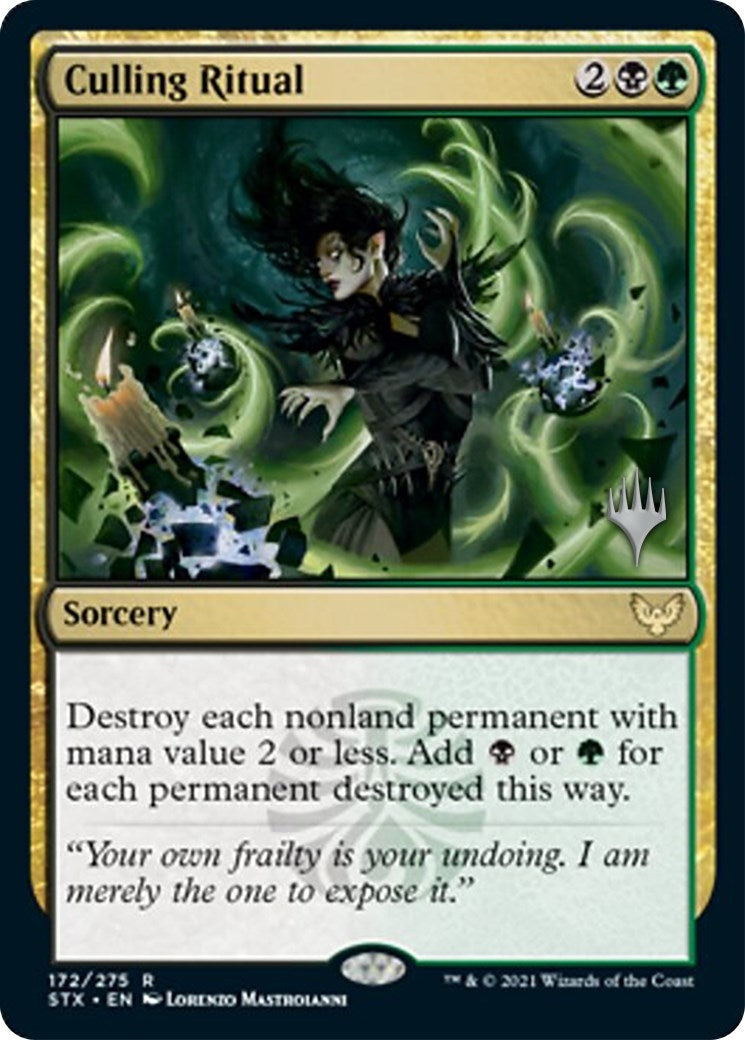 Culling Ritual (172) (Promo Pack: Strixhaven)