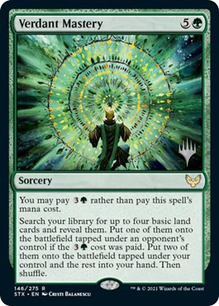 Verdant Mastery (146) (Promo Pack: Strixhaven)