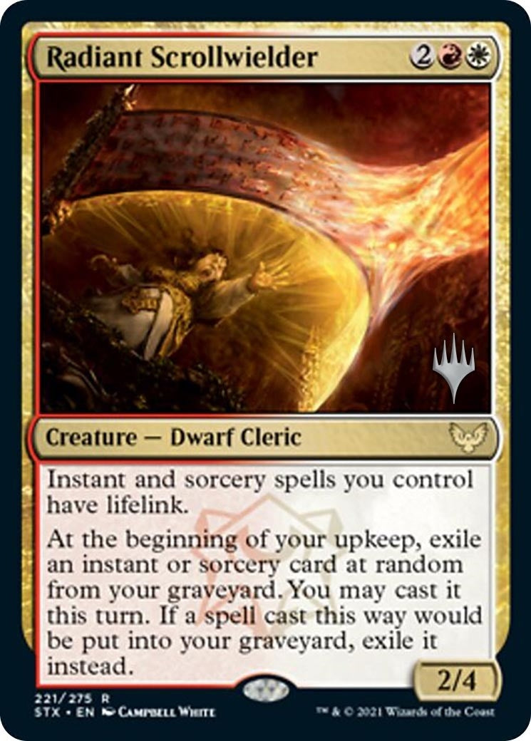 Radiant Scrollwielder (221) (Promo Pack: Strixhaven)