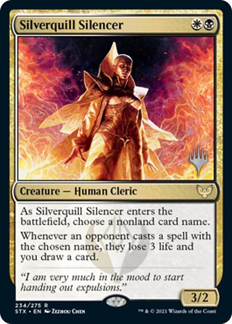 Silverquill Silencer (234) (Promo Pack: Strixhaven)