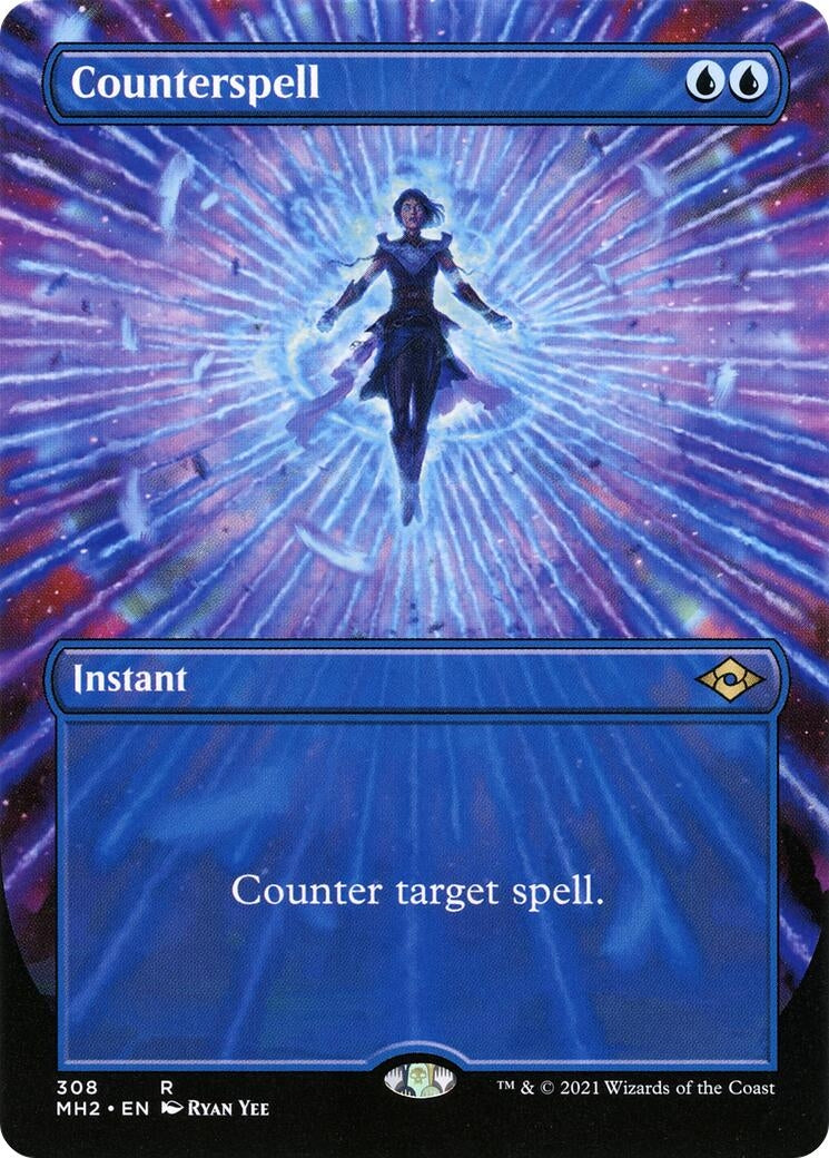 Counterspell (Borderless) (308) (Modern Horizons 2)