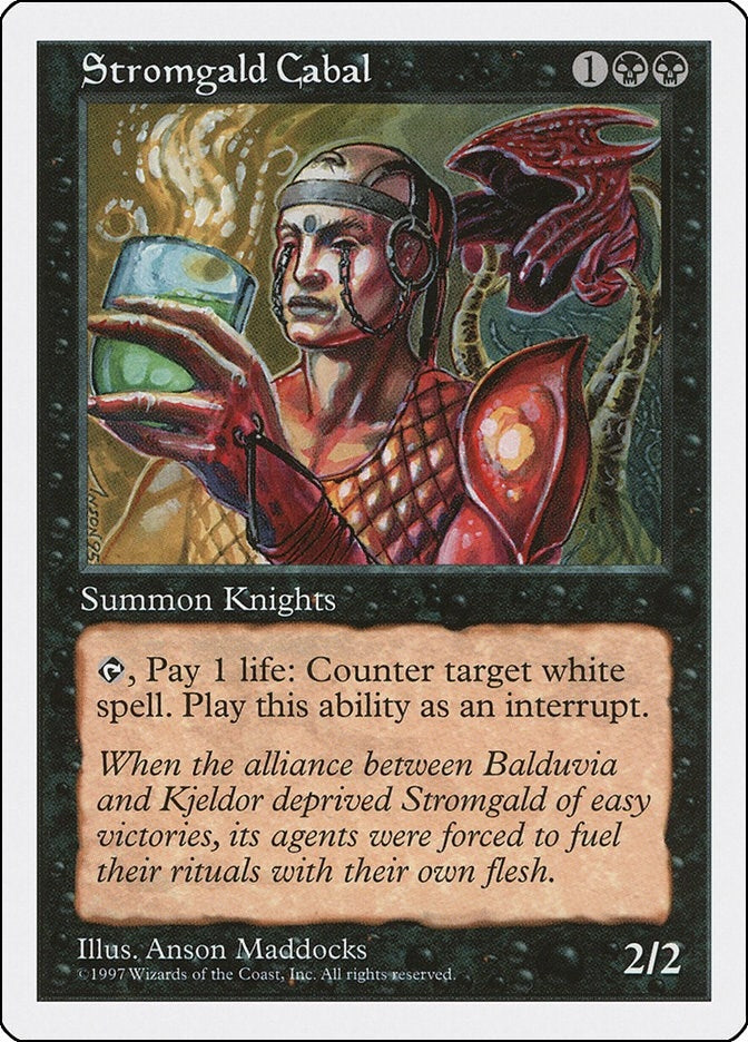Stromgald Cabal (Fifth Edition)