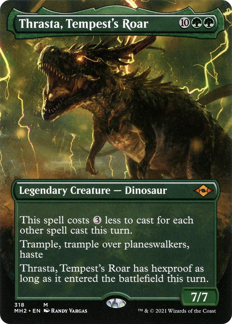 Thrasta, Tempest's Roar (Borderless) (318) (Modern Horizons 2)