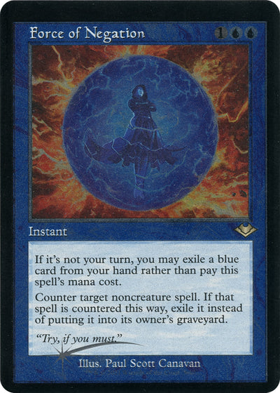 Force of Negation (Retro Frame) (Foil Etched) (9) (Modern Horizons)