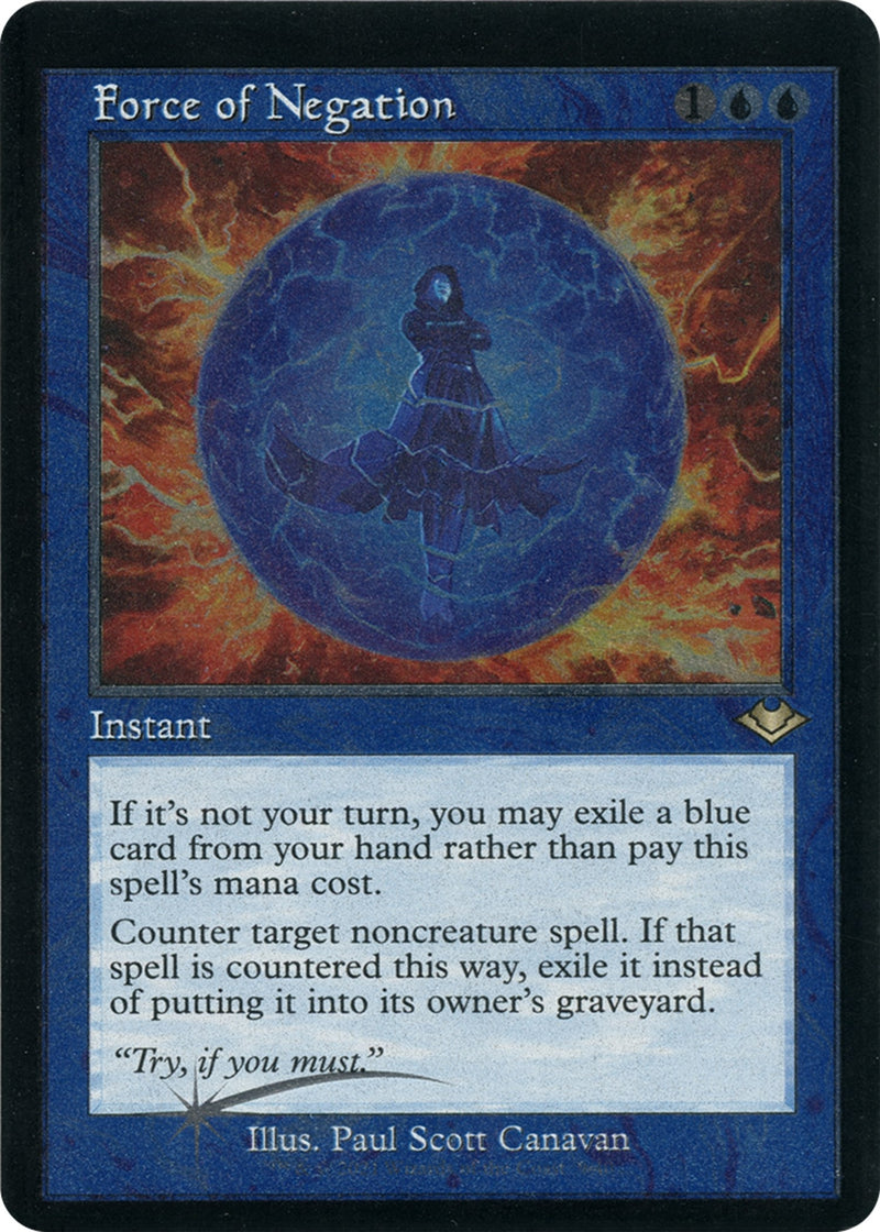 Force of Negation (Retro Frame) (Foil Etched) (9) (Modern Horizons)