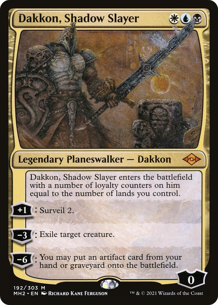 Dakkon, Shadow Slayer (192) (Modern Horizons 2)