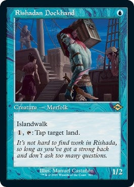 Rishadan Dockhand (Retro Frame) (Foil Etched) (391) (Modern Horizons 2)