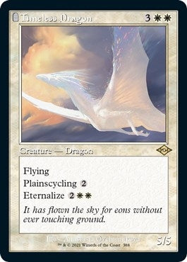 Timeless Dragon (Retro Frame) (Foil Etched) (388) (Modern Horizons 2)