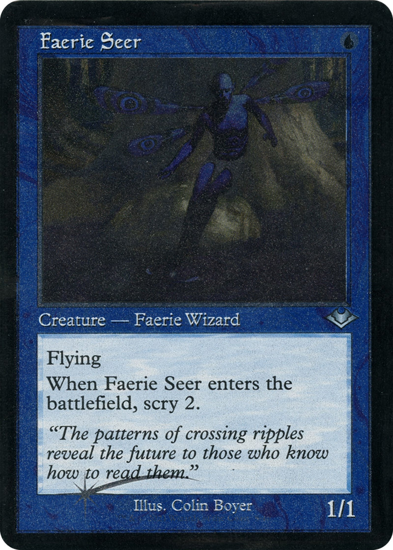 Faerie Seer (Retro Frame) (Foil Etched) (8) (Modern Horizons)