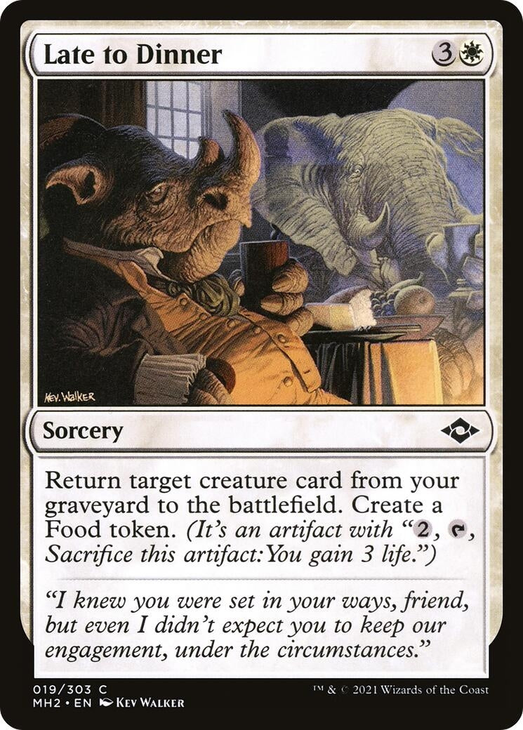 Late to Dinner (19) (Modern Horizons 2)