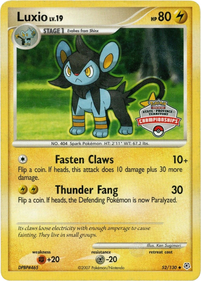 Image for Luxio - 52/130 (State Championship Promo) (052/130) (League & Championship Cards) - Pokemon