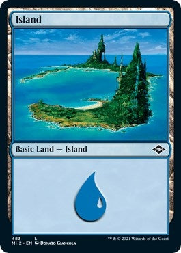 Island (483) (Foil Etched) (483) (Modern Horizons 2)