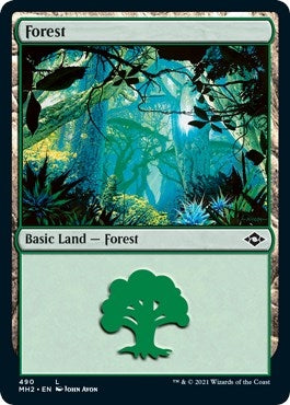 Forest (490) (Foil Etched) (490) (Modern Horizons 2)