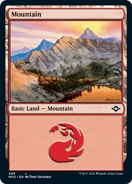 Mountain (488) (Foil Etched) (488) (Modern Horizons 2)