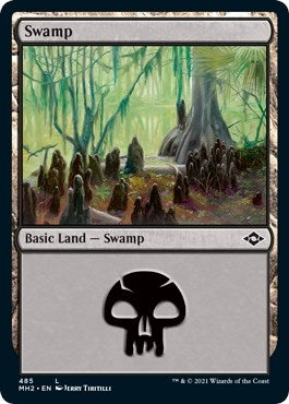 Swamp (485) (Foil Etched) (485) (Modern Horizons 2)