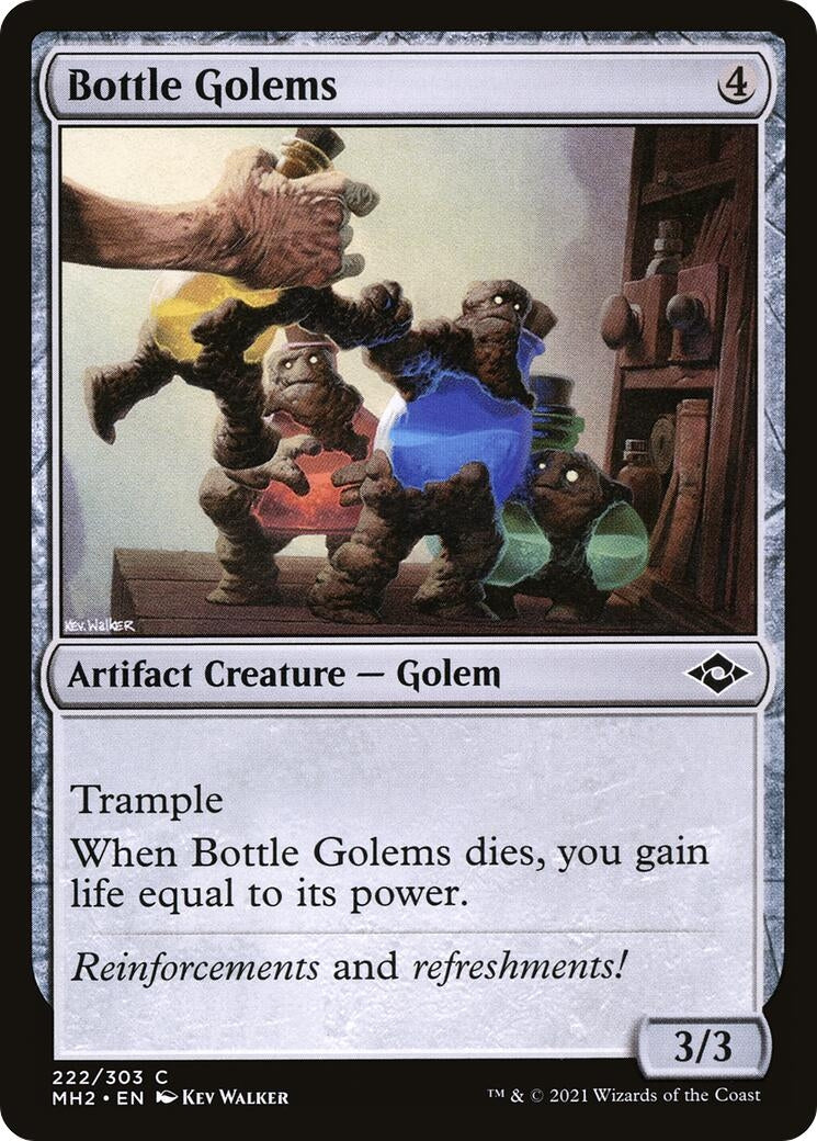 Bottle Golems (222) (Modern Horizons 2)