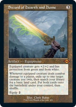Sword of Hearth and Home (Retro Frame) (Foil Etched) (433) (Modern Horizons 2)