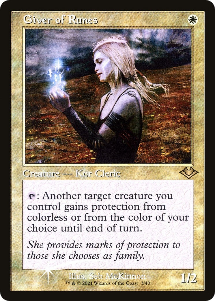 Giver of Runes (Retro Frame) (3) (Modern Horizons)