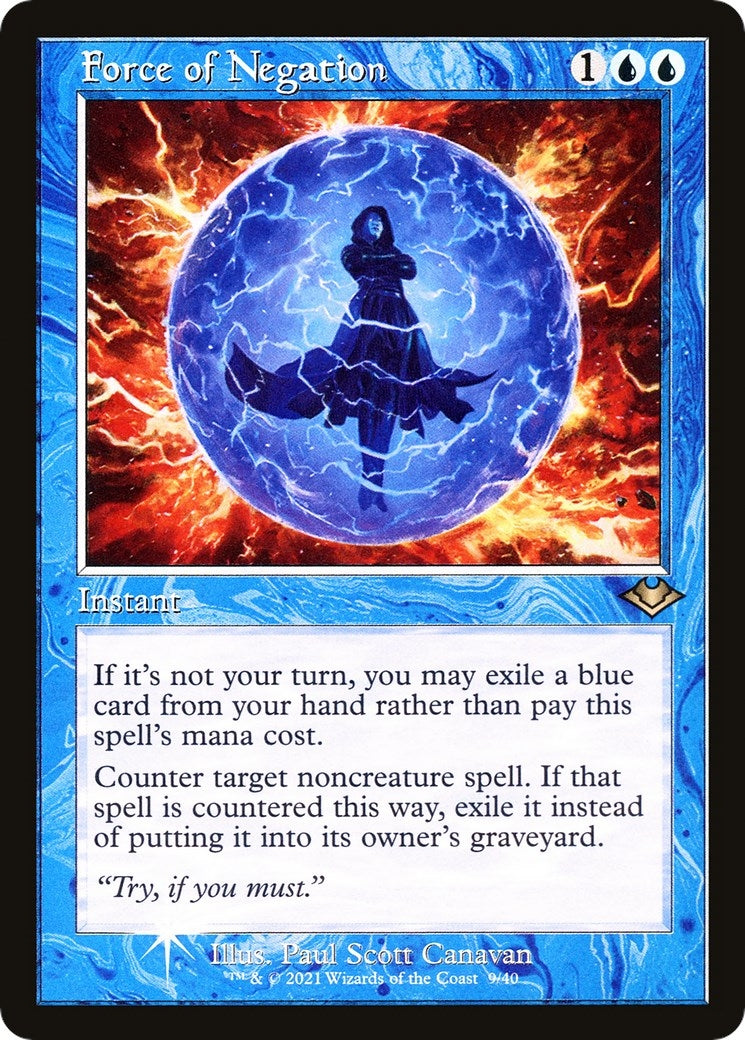Force of Negation (Retro Frame) (9) (Modern Horizons)