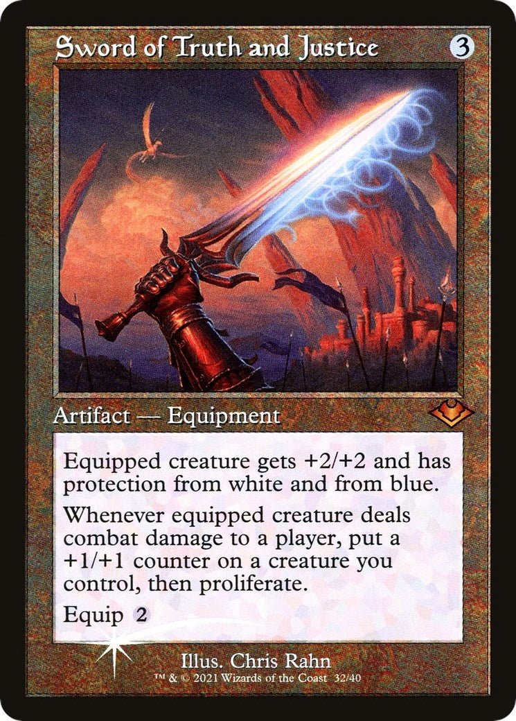 Sword of Truth and Justice (Retro Frame) (32) (Modern Horizons)