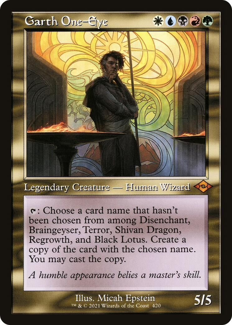 Garth One-Eye (Retro Frame) (420) (Modern Horizons 2)