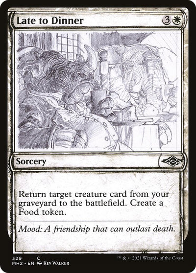 Late to Dinner (Showcase) (329) (Modern Horizons 2)