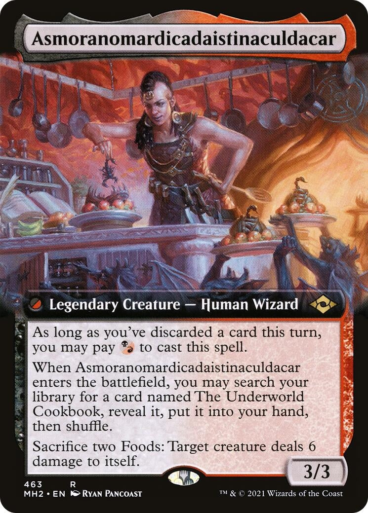 Asmoranomardicadaistinaculdacar (Extended Art) (463) (Modern Horizons 2)