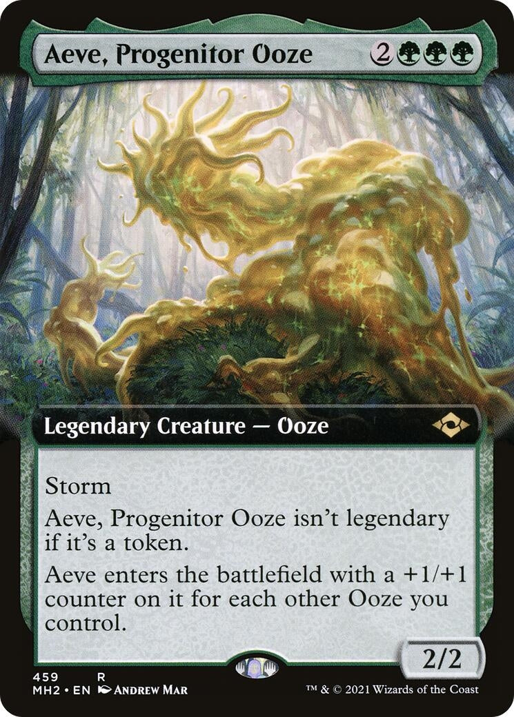 Aeve, Progenitor Ooze (Extended Art) (459) (Modern Horizons 2)