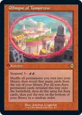 Glimpse of Tomorrow (Retro Frame) (Foil Etched) (407) (Modern Horizons 2)