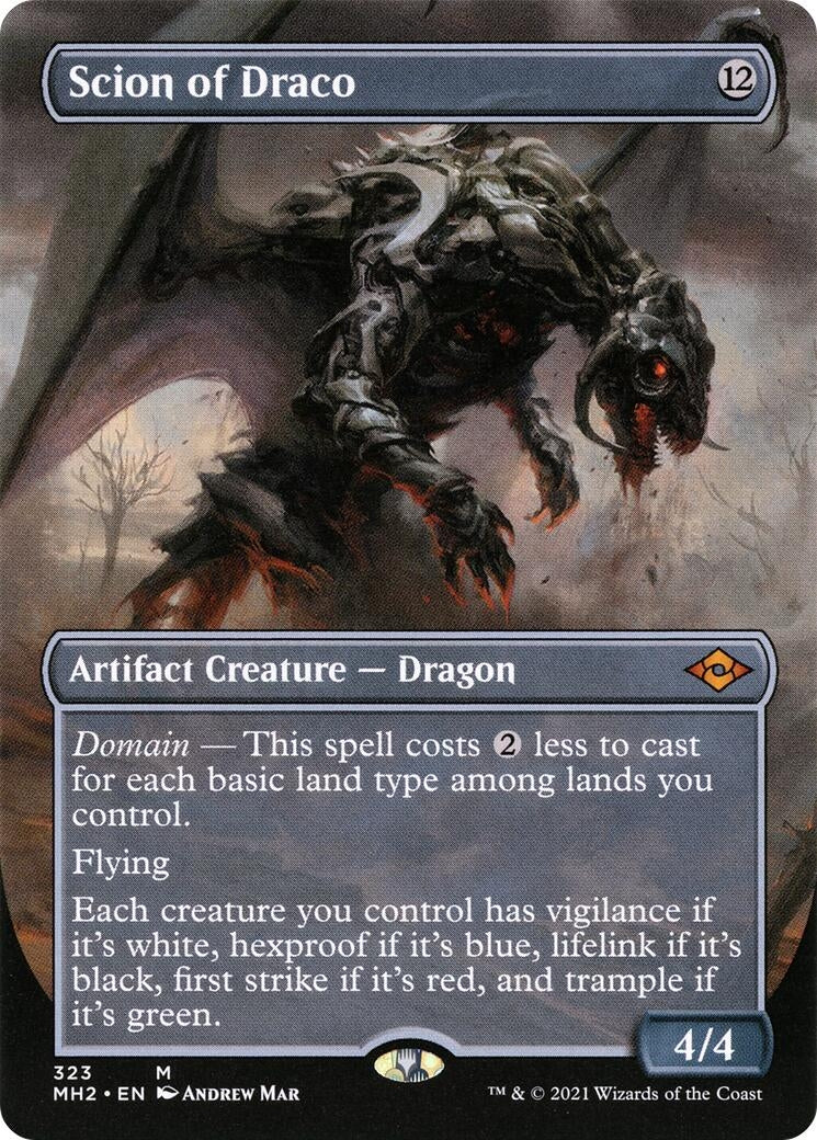 Scion of Draco (Borderless) (323) (Modern Horizons 2)