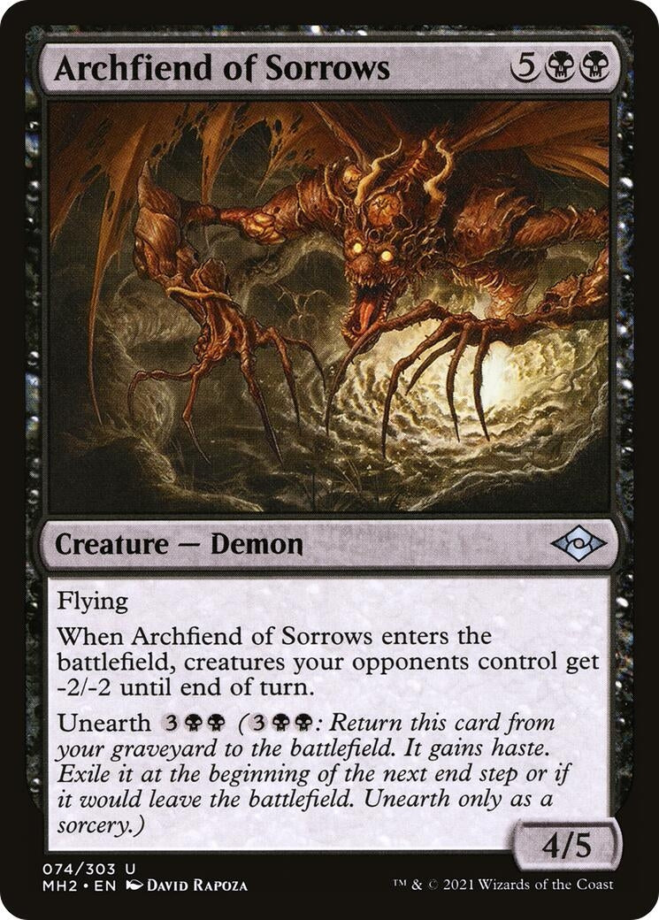 Archfiend of Sorrows (74) (Modern Horizons 2)