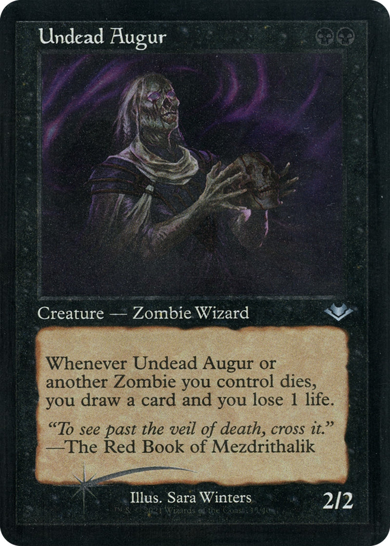 Undead Augur (Retro Frame) (Foil Etched) (15) (Modern Horizons)