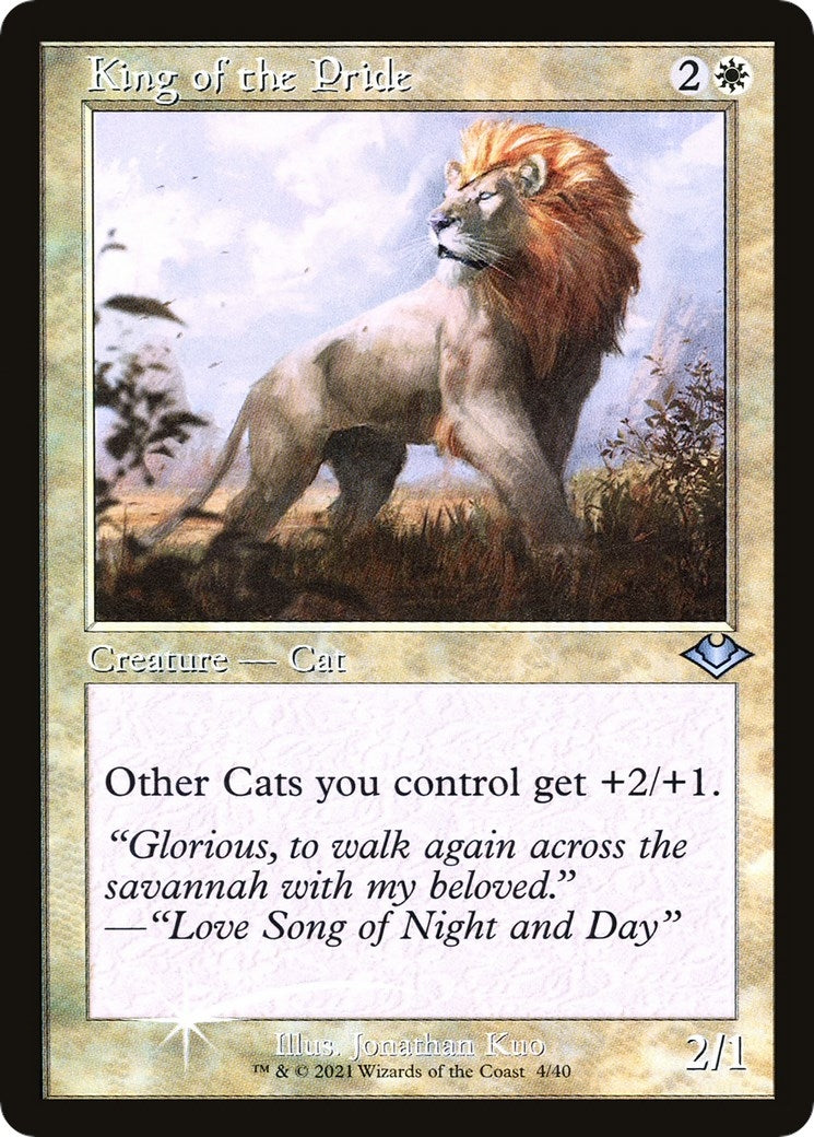 King of the Pride (Retro Frame) (4) (Modern Horizons)